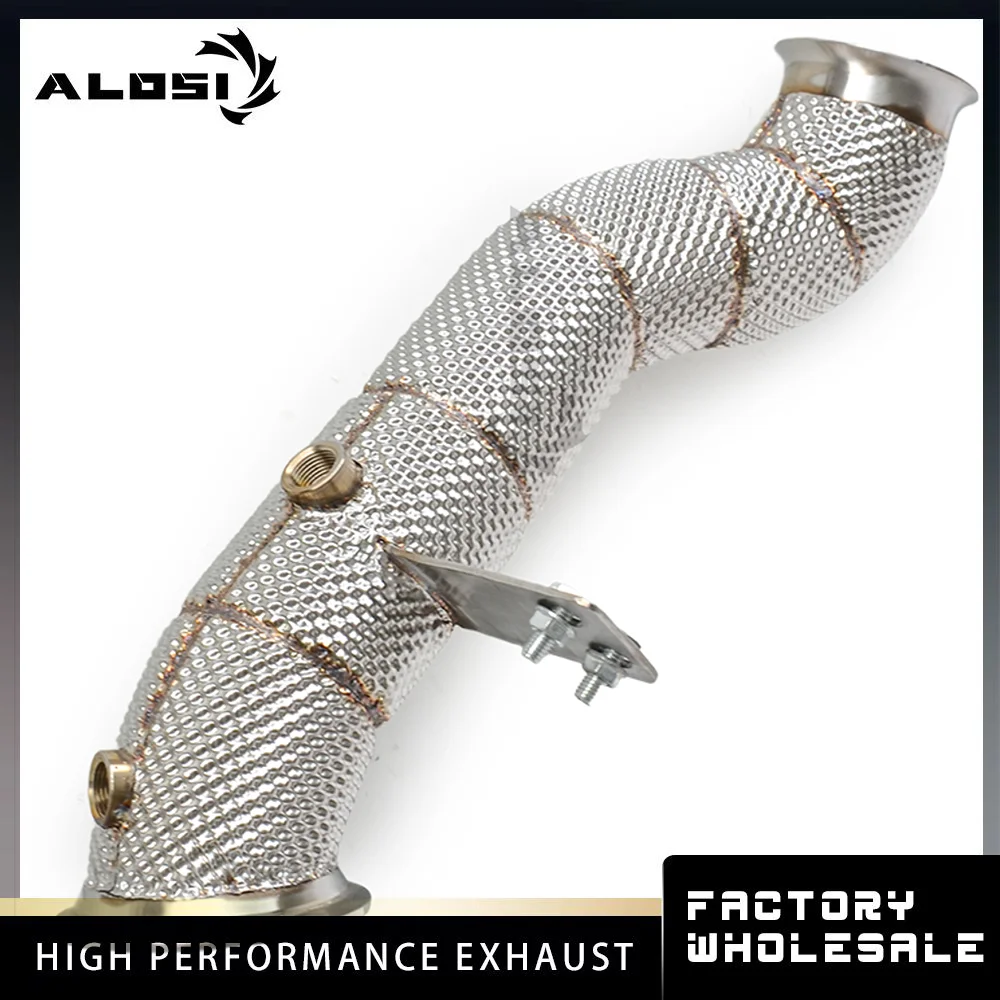 High-Performance Exhaust Down Pipe for Mercedes-Benz SLC300 2.0T M274 (R172) 2016-2020 Perfect Fit