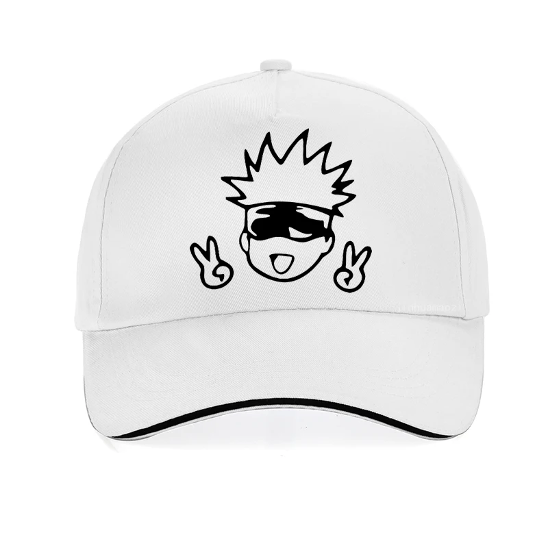 

Manga Japanese Anime Jujutsu Kaisen hat Men Funny gojo satoru Baseball Cap Yuji Itadori Graphic Teens Cotton Snapback hat