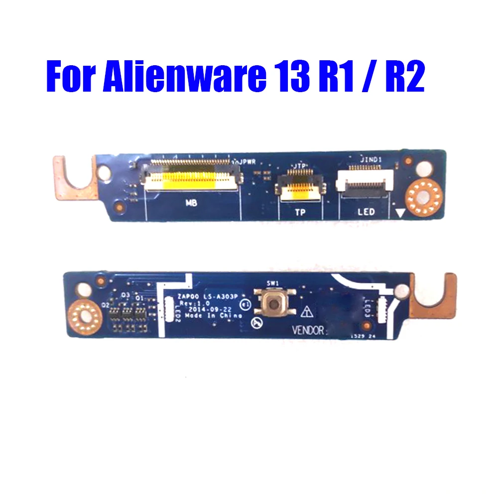 Laptop Power Button Circuit Board For Alienware 13 R1 / R2 ZAP00 LS-A303P 0A303P