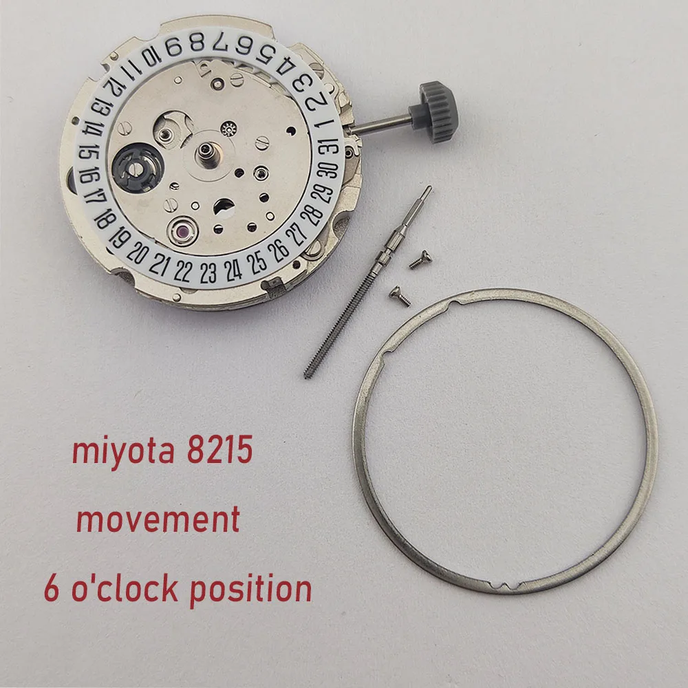 

Imported Miyota 8215 Movement High Accuracy Automatic Mechanical Movement 21 Jewels 6 o'clock Date Watch Accessories