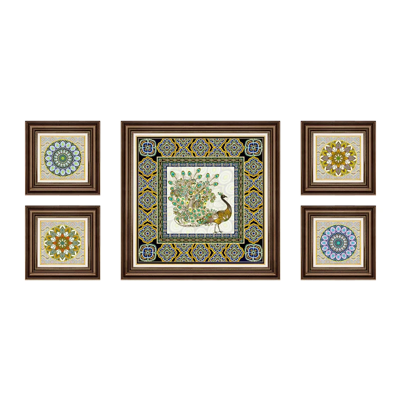 

Living room decorative painting pentagram abstract, atmospheric combination