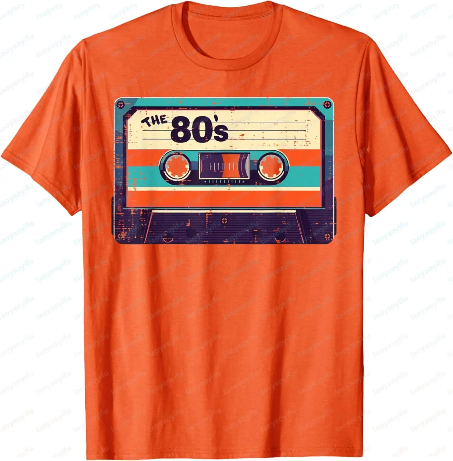 70s 80s 90s Audio Tape Retro Music Lovers Tshirt Casual Fashion Loose Harajuku Men Women T-Shirt Cotton Short Sleeve Tees