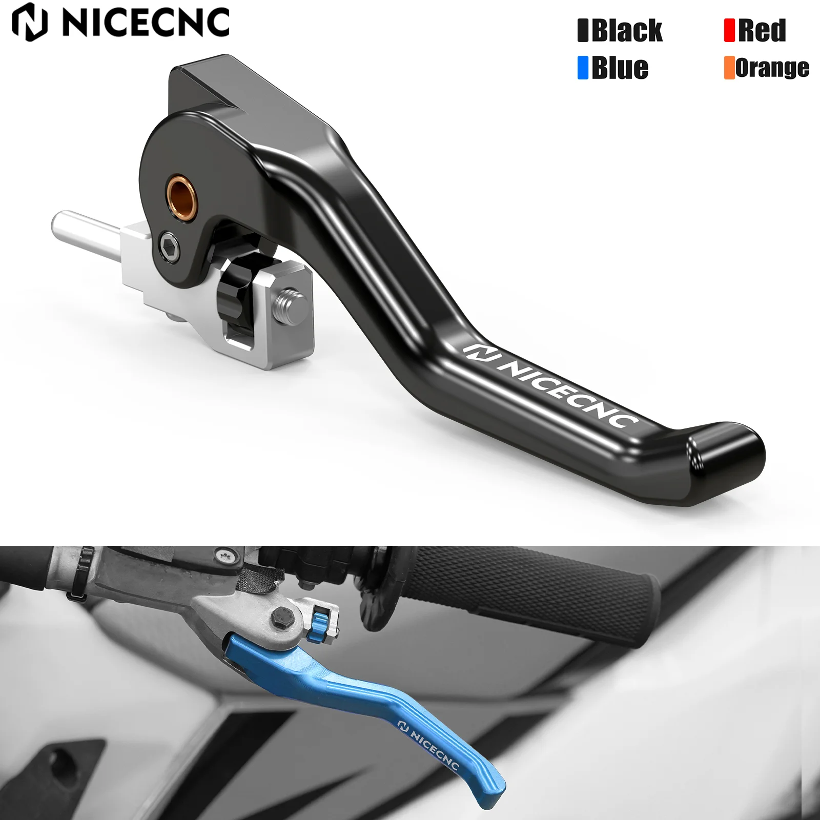 NICECNC For 2022-2023 Husqvarna TC125 TC250 FC250 FC350 FC450 TX300i 2022 2023 2024 FX350 FX450 Motorcycle Shorty Clutch Lever