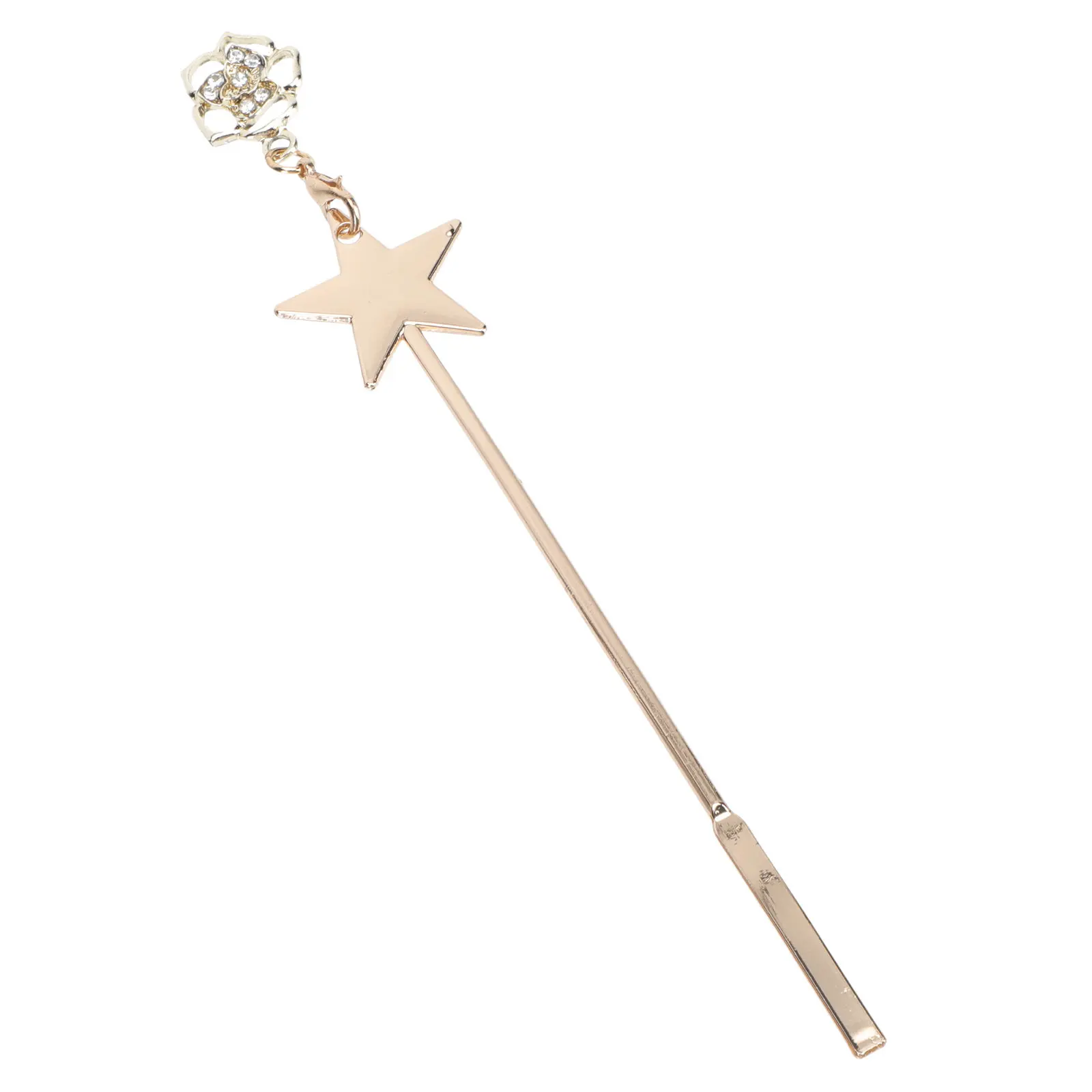 

1Pcs Rose Flower Pendant Manicure Mixing Rod Metal Nail Art Glue Stirring Stick Creative Uv Gel Salon Manicure Accessory Safe