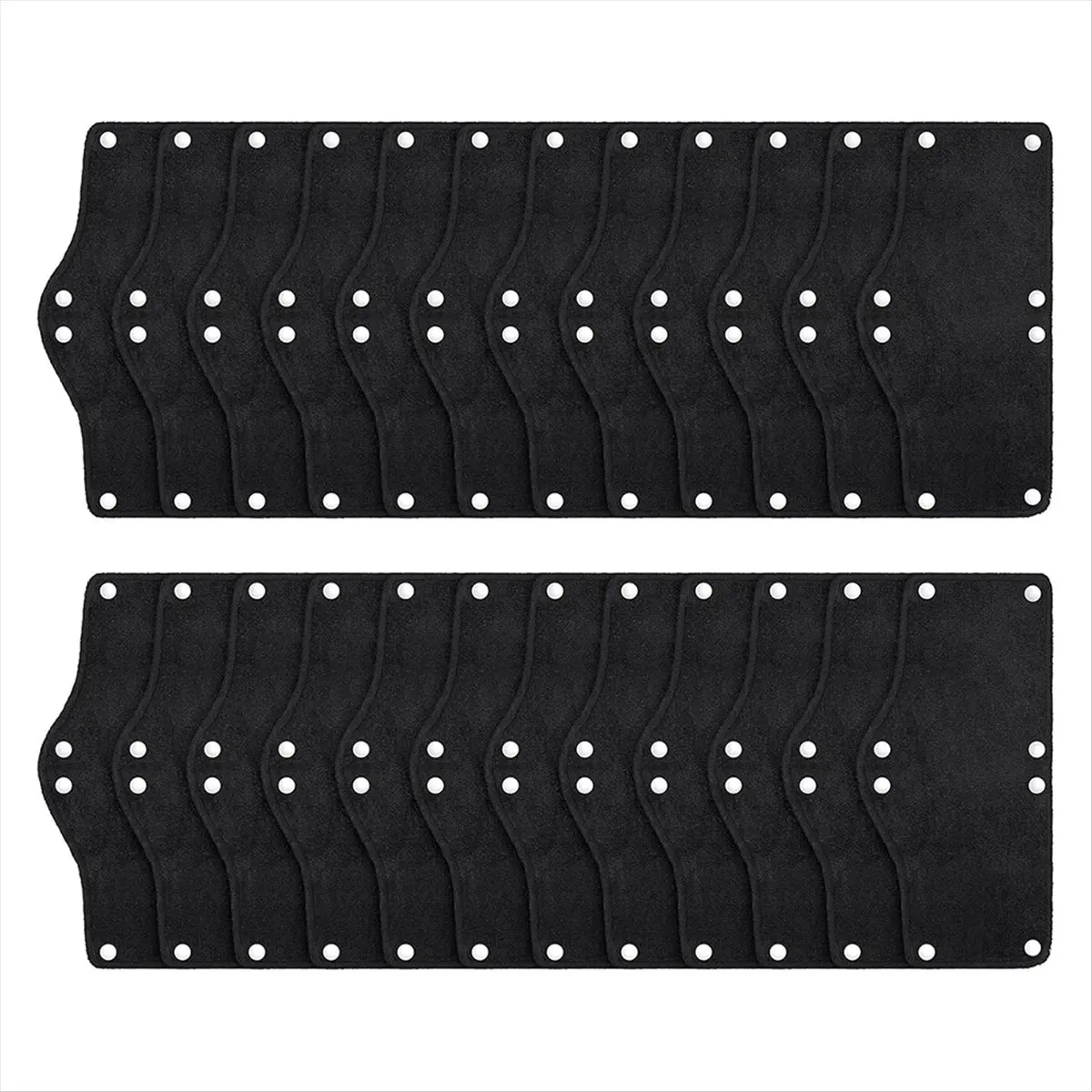AT16 24 Pieces Hard Hat Sweatband, Cotton Helmet Sweatband Hard Hat Liner, Washable Sweat Band Reusable Safety Sweat Band,B