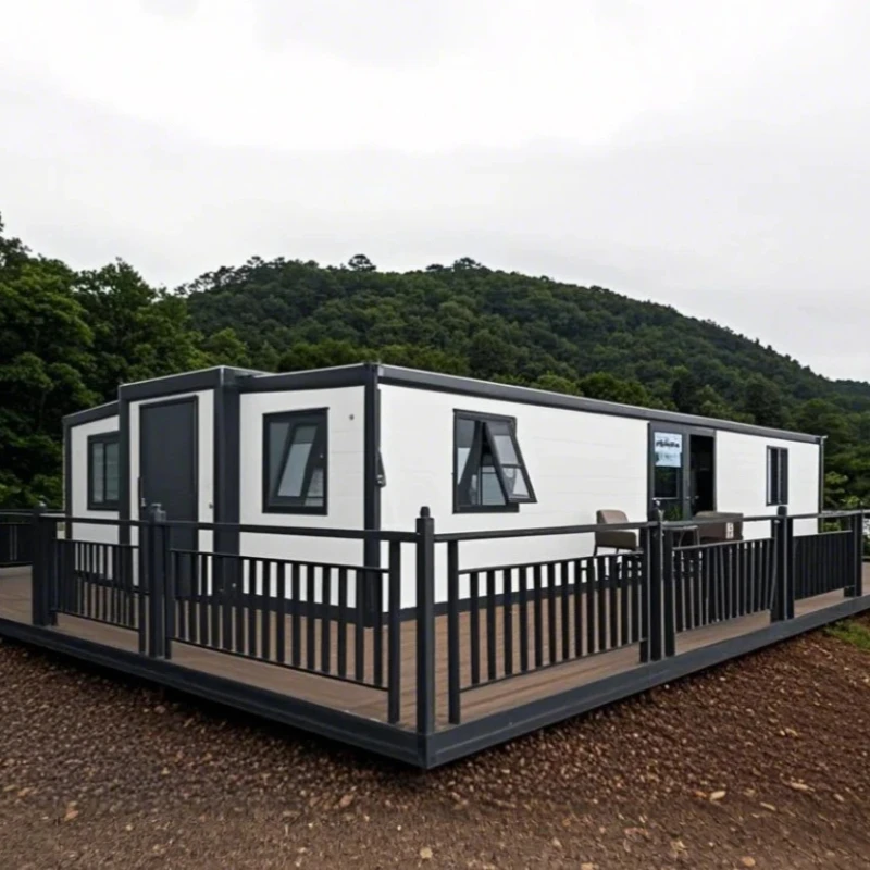 Hot-selling 20ft/40ft Standard-sized Container Houses, 2-4 Bedroom High-quality Luxury Homes, Expandable Container Houses