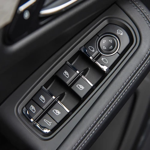 Imagen 2 del producto Para Porsche Macan 2014-2021 Panamera 2010-2023 Cayenne 2011-2023 reemplazo de botón de interruptor de elevador de ventana lateral de plástico