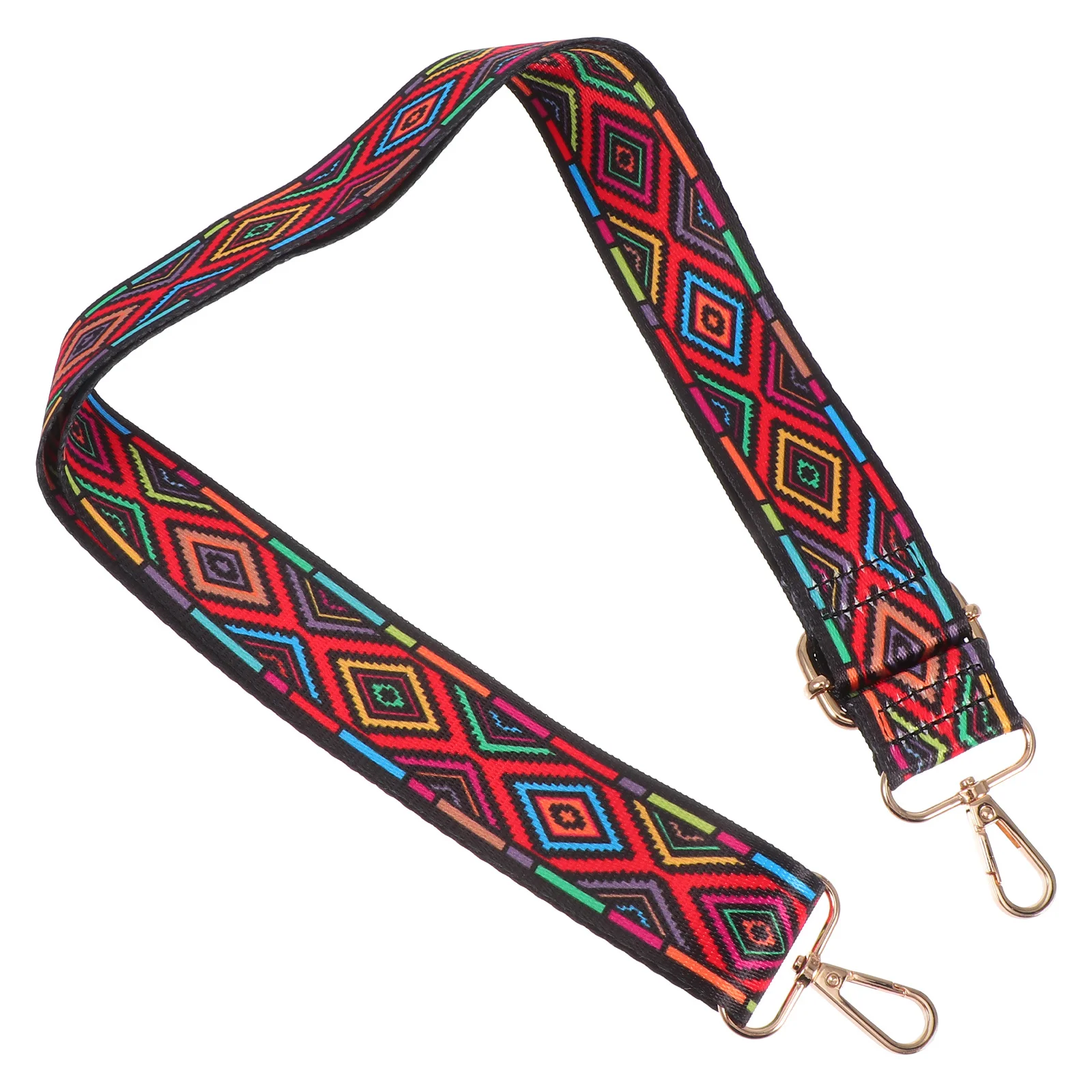 

1Pcs Colorful Wide Bag Shoulder Strap Soft Cotton Durable DIY Handbag Replacement Adjustable Crossbody Bag Strap Fashion
