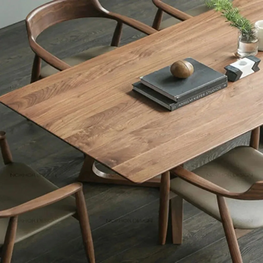 Household Stand Dining Table Wooden Luxury Design Modern Dining Table Living Waterproof Nordic Mesa De Comedor Kitchen Furniture