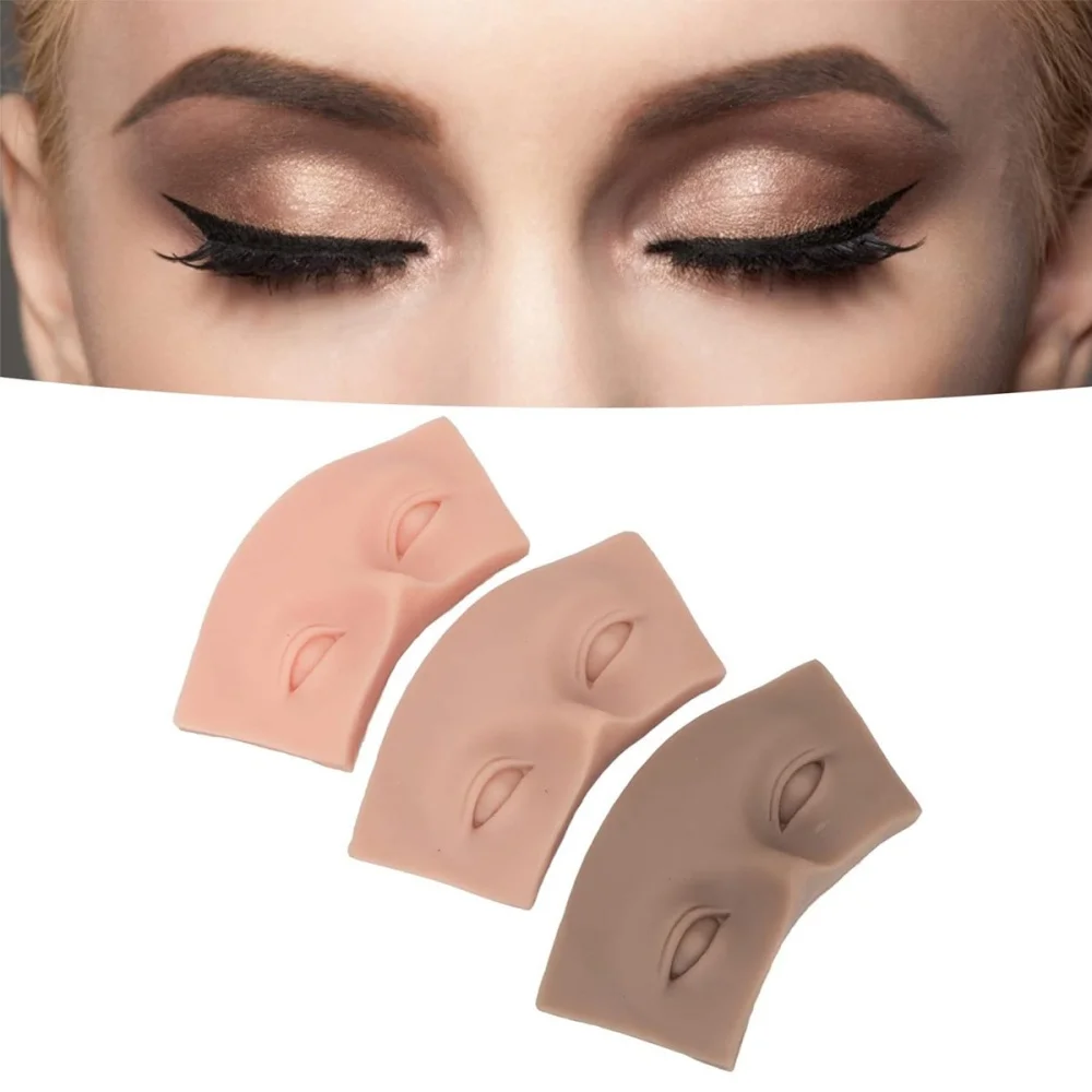 

5/10 шт. Премиум-класса 5D-тату-макеты для бровей, силиконовые тренировочные панели для макияжа глаз, для профессиональных учебных центров красоты