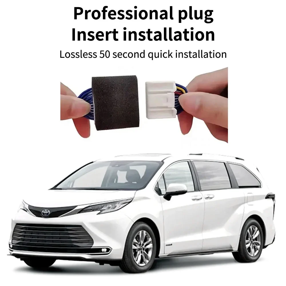 For Toyota Sienna XL40 2021 2022 2023 2024 New Plug And Play 4K HD Night Vision Loop Recorder Front And Back Camera Accessories