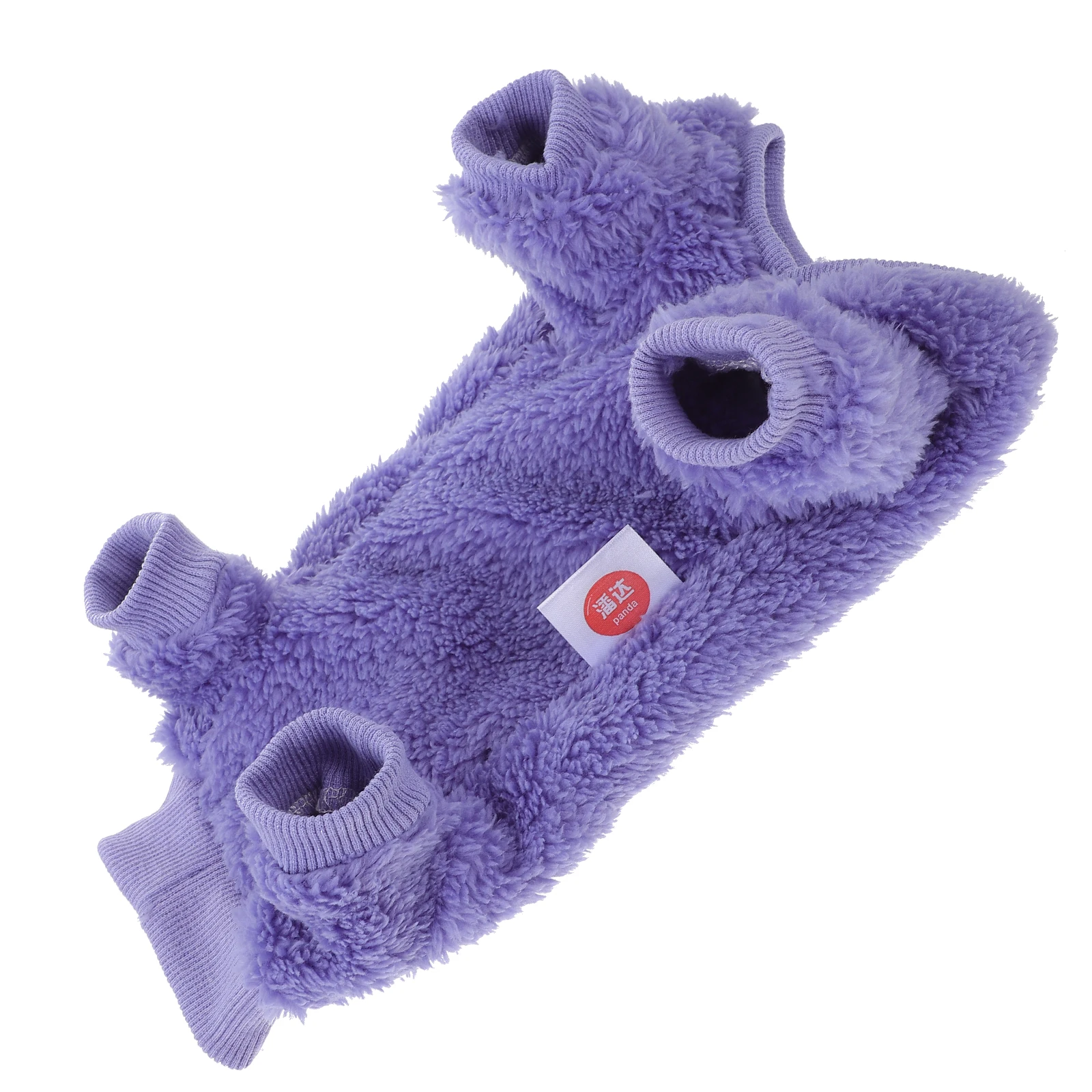 

Outfits Double-sided Fleece Cat Clothing Coats for Winter Clothes Keep Warm Pet Sphynx Sweaters Purple Turtleneck