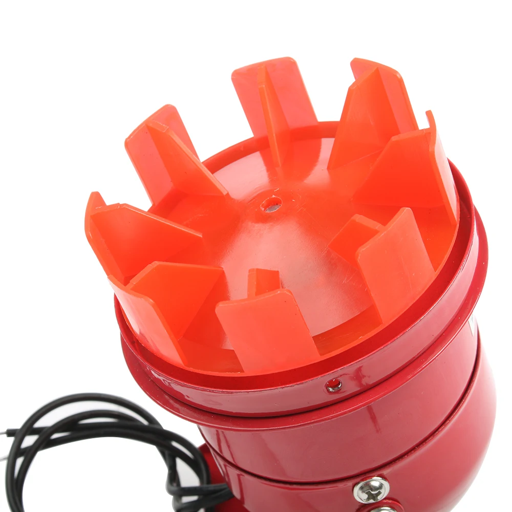 12V DC 24V DC 220V AC 110V AC rojo Mini sirena de Motor de Metal alarma Industrial sonido protector eléctrico contra el robo MS-190
