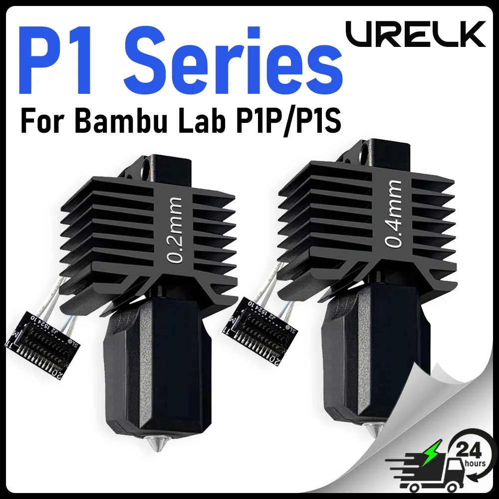 

Upgraded P1S P1P Hotend Hot End Full Assembly Print Head Ceramic Heater Cartridge Rod Thermistor Kit Replacement for Bambu Lab