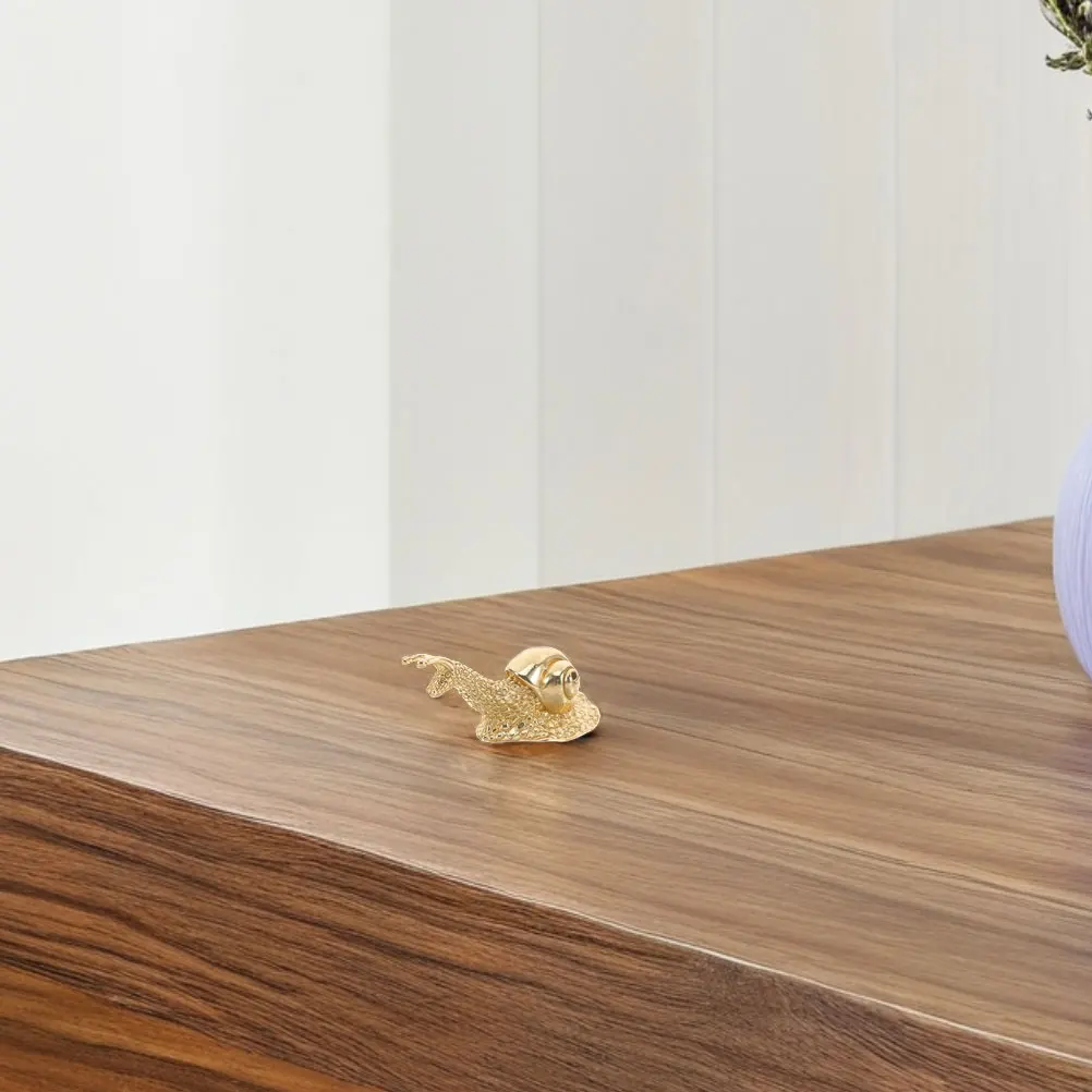 

2pcs Brass Snail Handles Vintage Style Cabinet Door Knobs Furniture Pulls Decorative Retro Hardware Cabinet Hardware