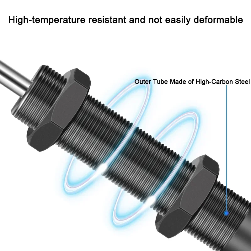 AD Series Adjustable Hydraulic Shock Absorber Thread Oil Buffer Damper Stable Speed Shock Absorbing Cylinder AD1410 AD1416 -5