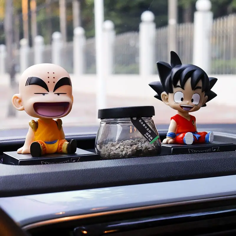 Dragon Ball Son Goku Jongens & Meisjes Nieuwe Auto Persoonlijkheid Cartoon Creatieve Anime Bobblehead Pop Ornament Mobiele Telefoon Houder Speelgoed