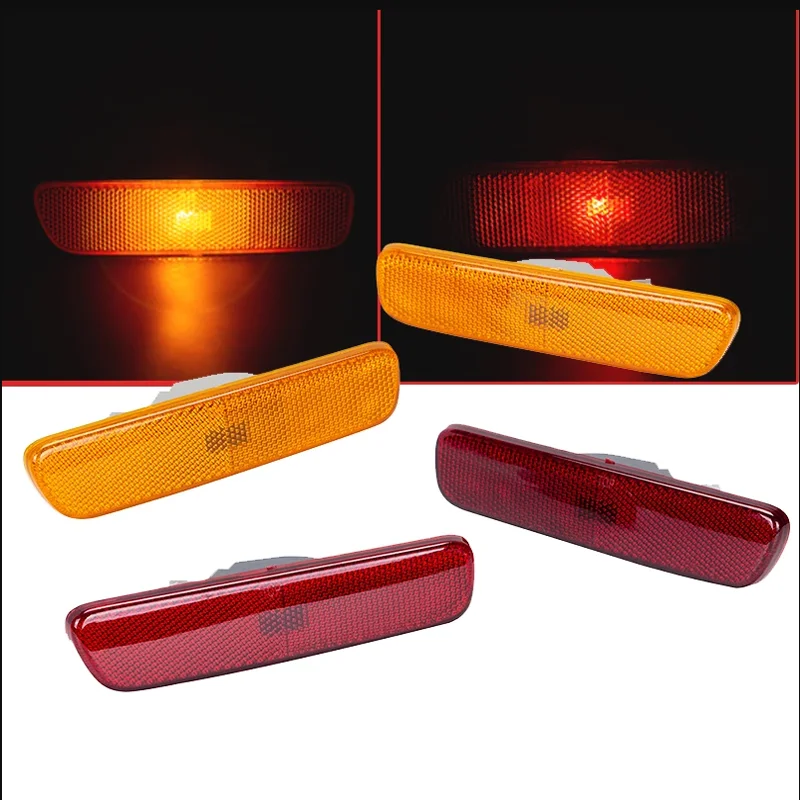 Bracingo Front Rear Bumper Turn Signal Light For Lexus RX300 RX 300 1999-2003 Red/Yellow Indicator Side Marker Lamp Accessories view 2