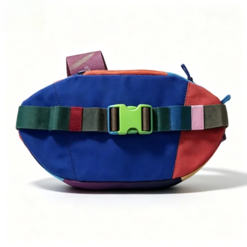 3L Lightweight Dopamine Colorful Waist Bag Multifunctional Portable Crossbody Fanny Pack Unisex for Outdoor Travel Daily Use