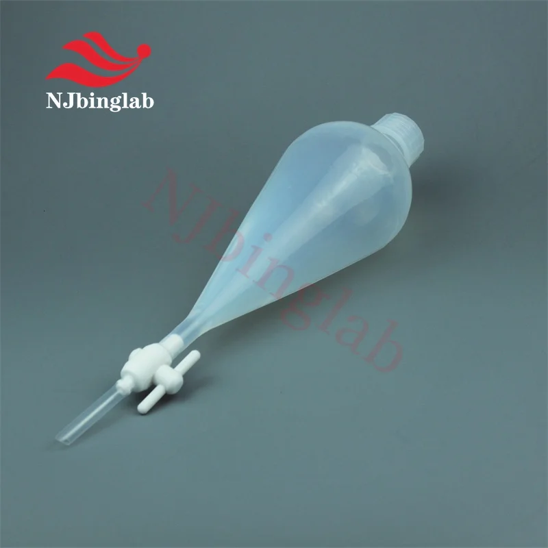 Nalgene PFA Separatory Funnel 250ml with PTFE Cock For Separation of Liquids