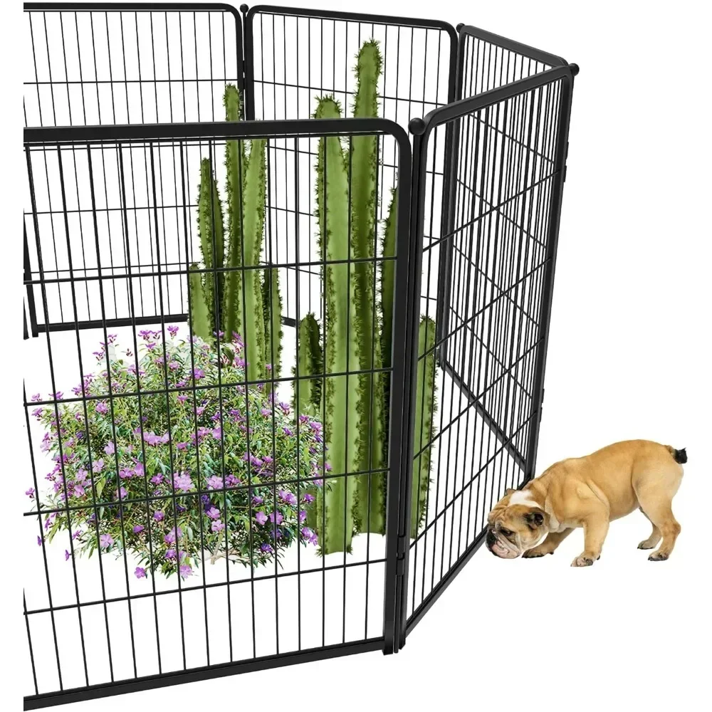 

Garden Fence Dog Fence for The Yard 40inch High 72ft Long in Total Landscape Edging Heavy Duty Metal Flower Bed Supplies