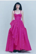 Xcite Jersey Backless Gown 30208 Fuchsia