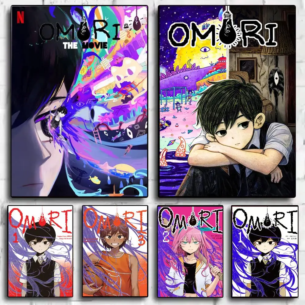 Famous Horror Game O-Omori Poster Wall Art Poster Print Decorative Artwork for Bedroom Living Room Office Home Decoration
