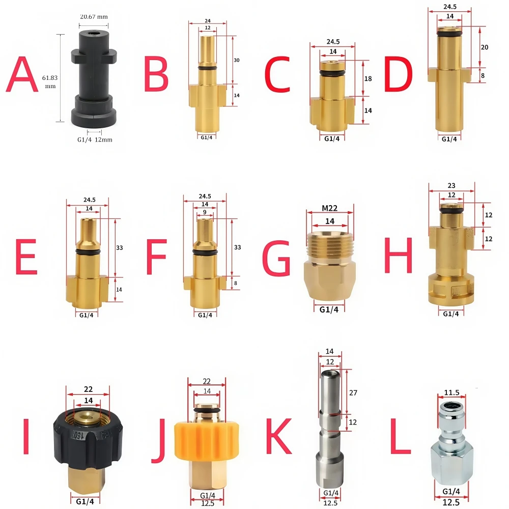 5800PSI Pressure Cleaning Machine Hose Sewage Drainage Cleaning Kit Pipe Cleaning Nozzle for Karcher Elitech Nilfisk Lavor Huter
