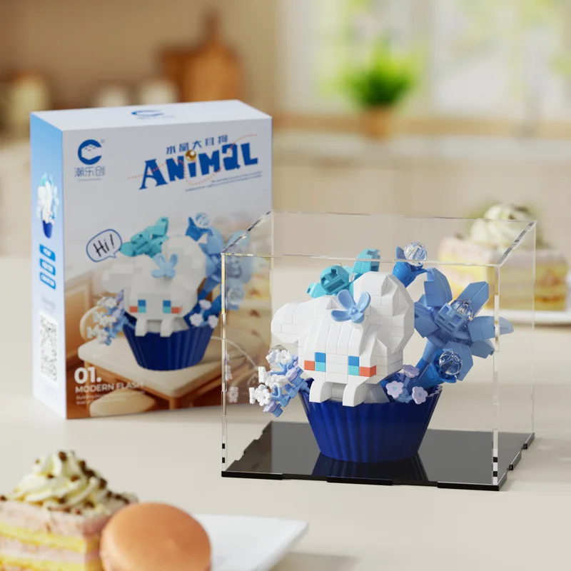 2025 رائجة البيع الحلوى الإبداعية الحيوانات الصغيرة بوعاء باقة عروسة كارتون الباندا بنة الديكور هدية