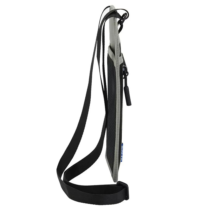 Portafogli per passaporto con blocco cavezza RFID Portafoglio impermeabile in nylon con cerniera Porta mano Borsa antifurto per cellulare Accessori da viaggio