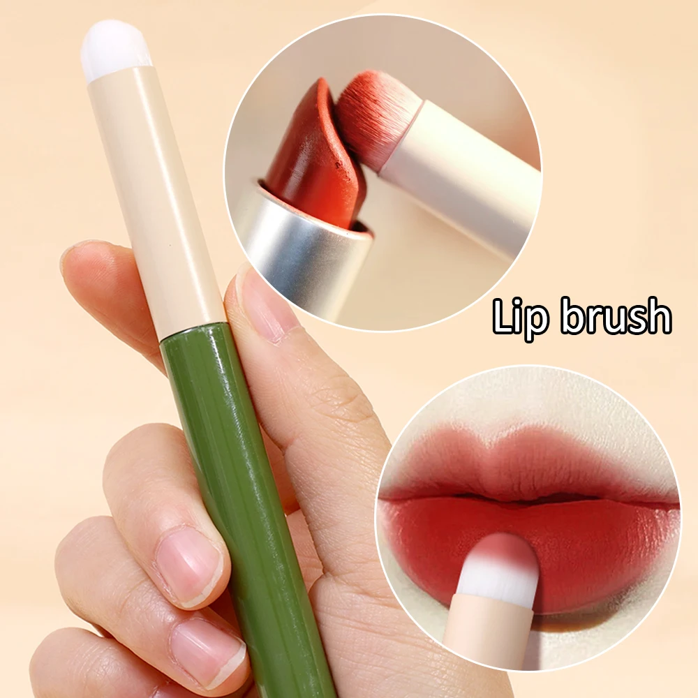 Sponge Head Concealer Brush Cover Spots Dark Circles Lipstick Makeup Brush Blending Eyeshadow Contour Cosmetic Brush Makeup Tool