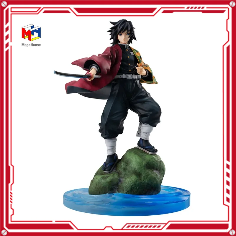 Megahouse-figuras de acción de la Serie G.E.M, Demon Slayer Tomioka Giyuu, modelo de Anime Original, muñeco coleccionable