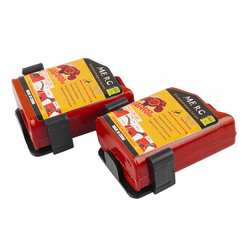 B78B-2 pièces échelle chenille accessoire Mini réservoir de carburant pour Tamiya avec 4 pièces arbre d'entraînement Dogbone et essieu de roue de remplacement pour HSP