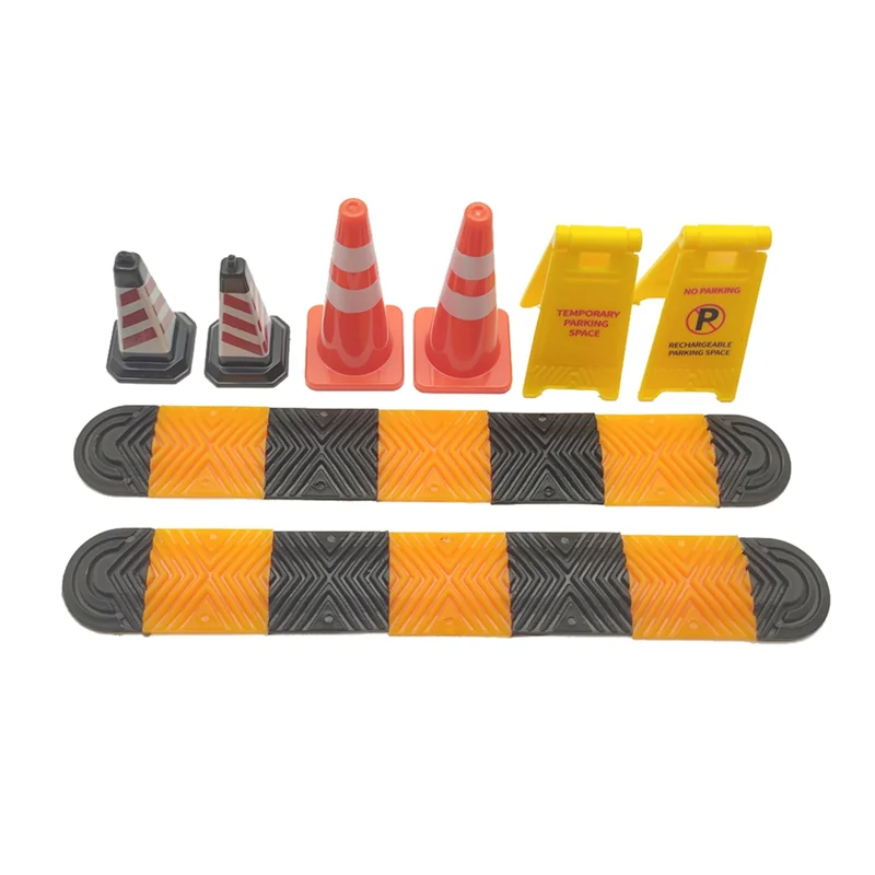 FBIL-1Pcs 1:18 Simulation Verzögerung Gürtel/Geschwindigkeit Bump/Geschwindigkeit Buckel Szene Zubehör 1/18 Auto Modell Unterirdischen Parkplatz