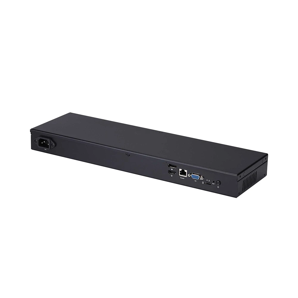 Qotom Mini PC Q10821G5-1U Computer Celeron J6412 Quad Core con 5x supporto LAN Gigabit da 2,5 5G