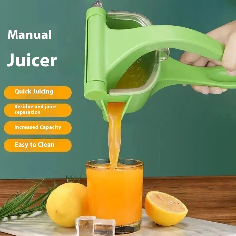 

Manual Multi-Function Small Home Use Lemon Fruit Juicer Plastic Manual Press Juicer Extractor