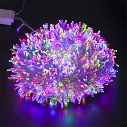 Outdoor Waterproof 800LEDs String Lights 8 Modes Christmas Garland Fairy Lights For Wedding Party Xmas Tree Garden Holiday Decor