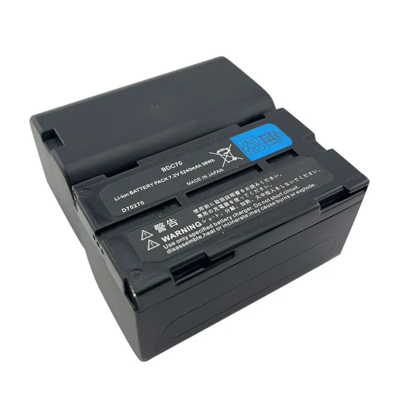 

2PCS BDC70 Battery For Sok CX/RX-350 OS/ES For Top Total Station 7.2V 5240mAh Rechargeable Li-ion Battery