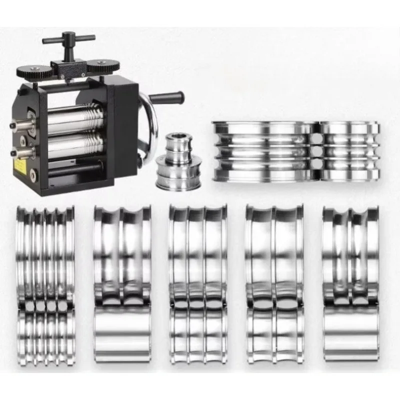 Cold Rolling Mill Hand Bracelet Former for Gold and Silver Jewelry, Goldsmith Auxiliary Wheel Tools
