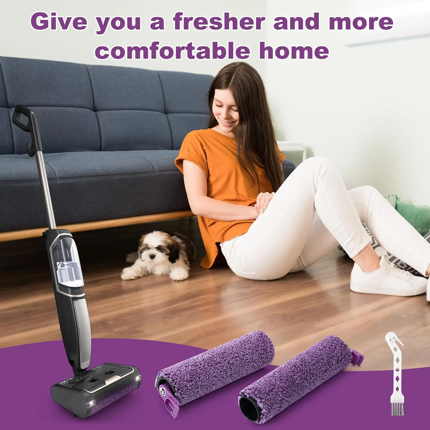 استبدال لسمك القرش البخار لاقط 3 في 1 ممسحة البخار مكنسة كهربائية فرشاة دوارة استبدال جزء SD200 SD201 SD201C SD201Q SD205