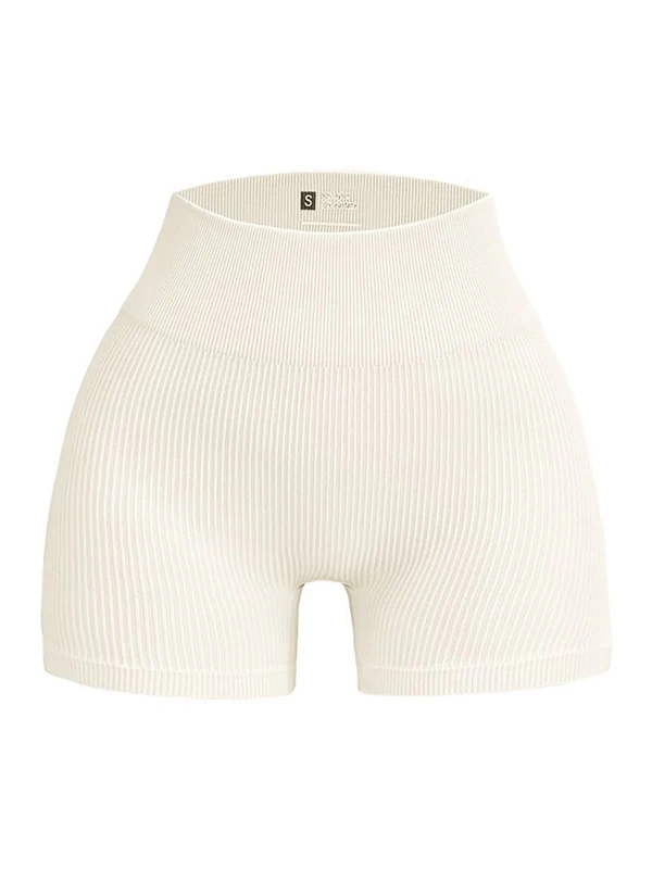 Damen High-Waist Biker-Shorts mit Po-Lifting-Effekt - Atmungsaktive, feuchtigkeitsableitende Kompressionsshorts für Laufen, Fitness & Yoga – Detail 2