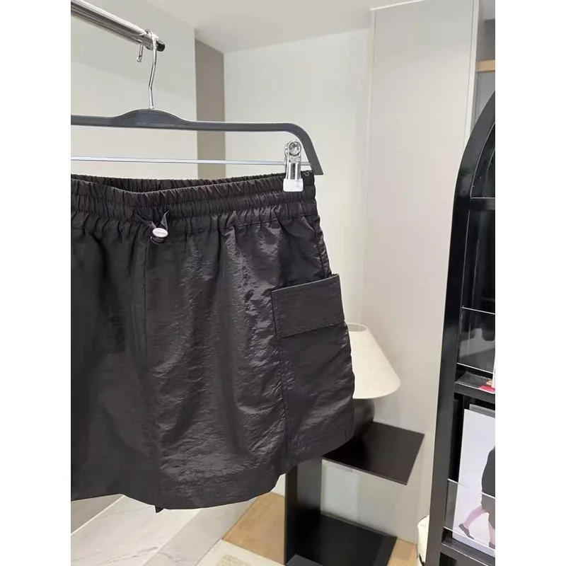 

Женские летние повседневные модные шикарные нейлоновые юбки со средней талией, юбки трапециевидной формы с узлом из искусственной эластичного волокна