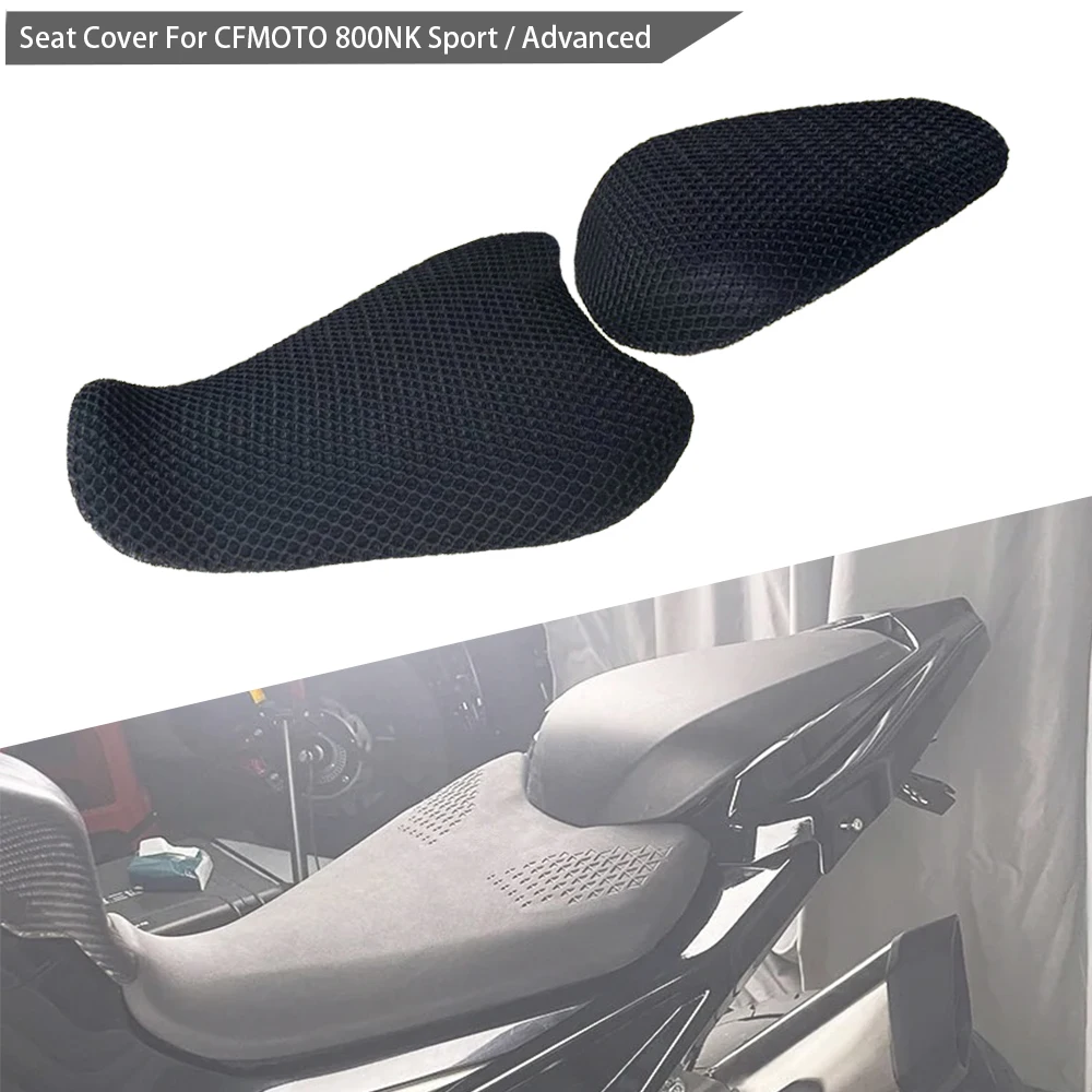 

for CFMOTO 800NK Sport 800 NK Advanced Motorcycle 3D Mesh Seat Cover Cushion Protector Sunproof Insulation Breathable Net