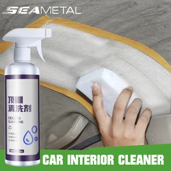 SEAMETAL 500ML Car Interior Cleaning Agent Car Ceiling Cleaner Leather Flannel Woven Fabric Water-free Agents for Car Roof Clean