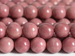 Natural stone Rose Pink Rhodonite Beads Grade AAA Gemstone Loose Beads Round Size Options 4/6/8/10/12mm for Jewelry Making