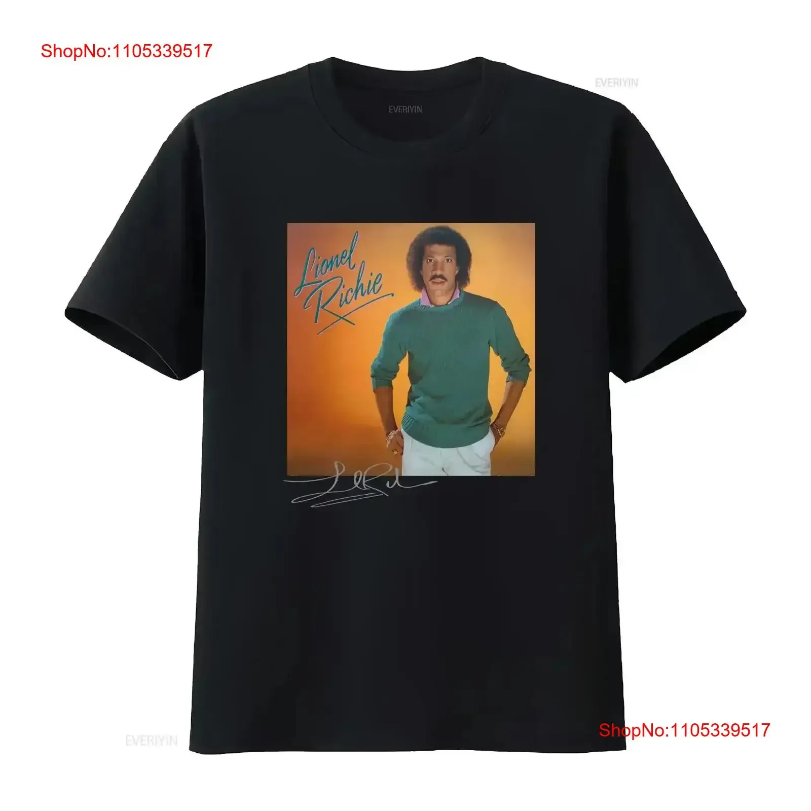 Lionel Richie vinyl record Signature T shirt All Size S to 5XL TP268 vintage Washed Soft streetwear Breathable Slightly