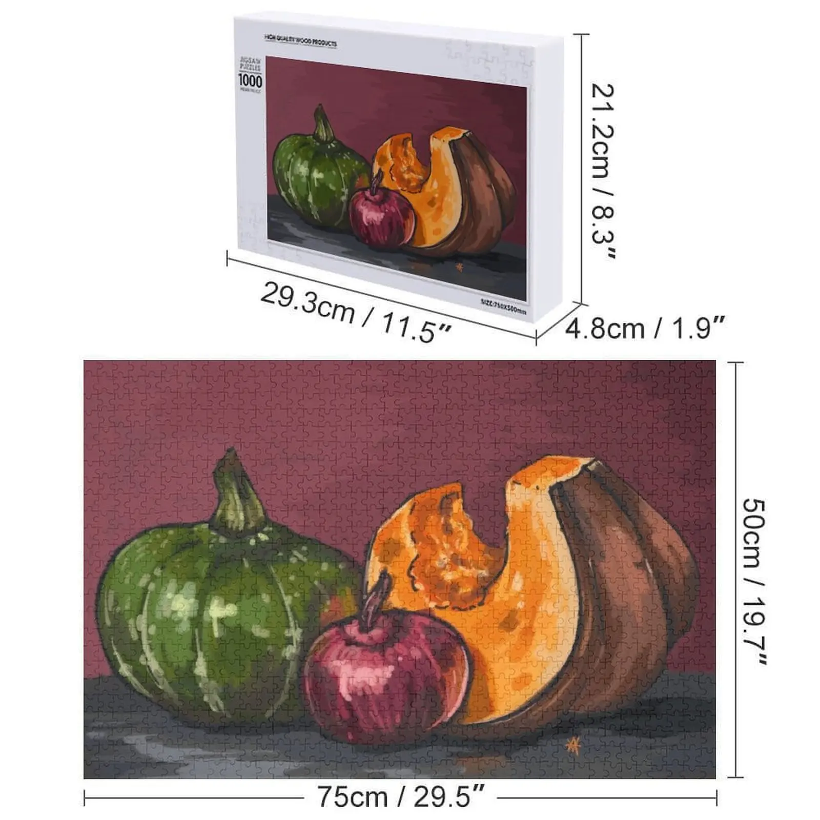 Autumn Still Life Puzzle Jigsaw Puzzle Customized Photo Personalized Gifts Personalized Child Gift Jigsaw Custom Puzzle