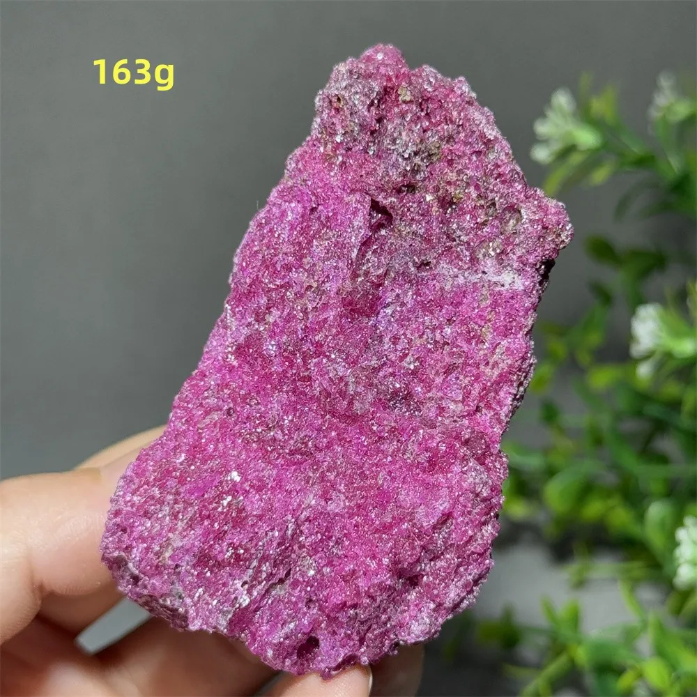 Natural Red Corundum Ruby Rough Mineral Specimen Energy Meditation Healing Prayer Home Office Feng Shui Ornaments Gifts - view 4