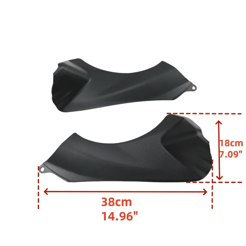 Motorcycle Ram Air Intake Duct Panel Cover Fairing Trim Cowl for Kawasaki Ninja ZX6R ZX6 07 08 2007 2008