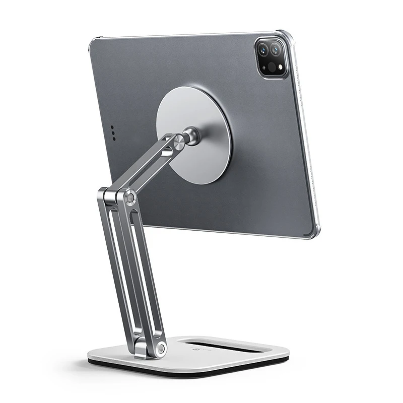Aluminum Alloy Magnetic Tablet Holder Table Desk Foldable Tablet Stand Suport Tablet Accessories